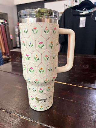 Darling Effect 40oz Lifestyle Flip Straw Tumbler Handpicked For You