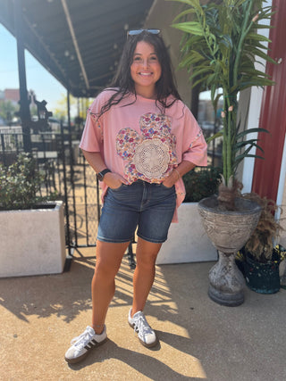 Judy Blue HW Bermudas with Back Flap Pockets - Regular Sizes