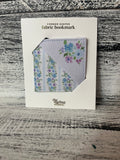 The Darling Effect Fabric Bookmark - Petal Parade Blue