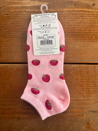 World's Softest Socks Garden Low Tomato Socks