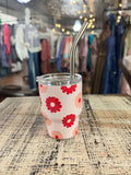 Darling Effect 2oz Tiny Tumbler Darling Daisy Hot Pink