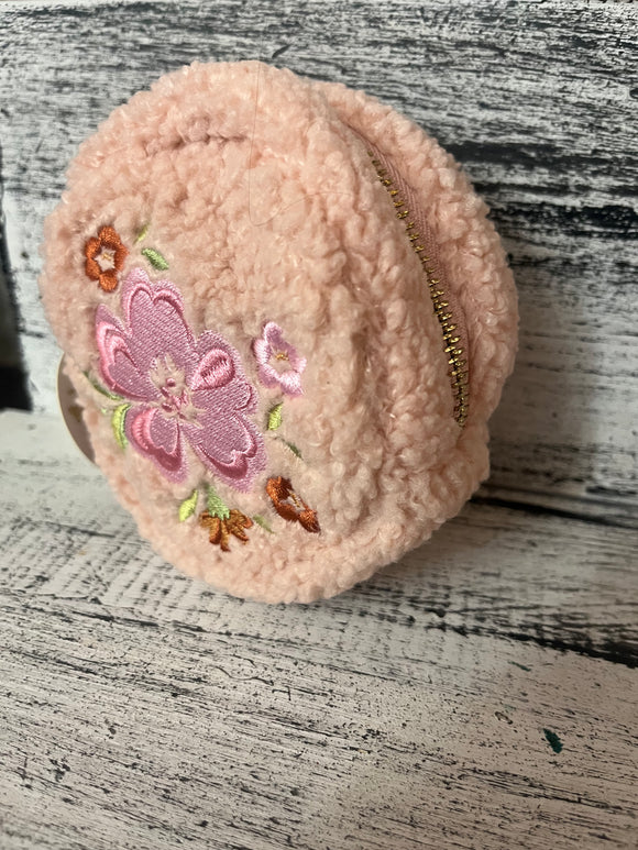 The Darling Effect Teddy Pouch Dainty Floral Pink