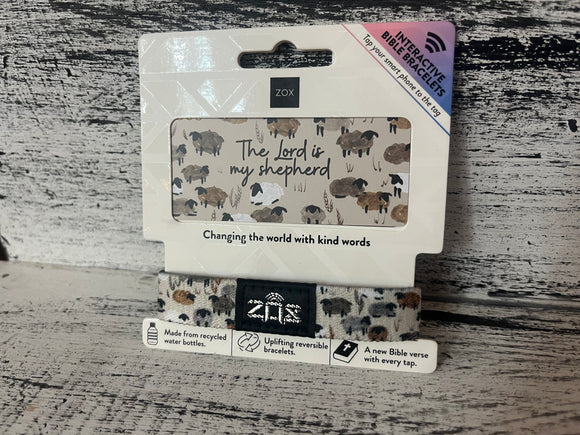 ZOX The Lord Is My Shepherd Bible Verse Bracelet