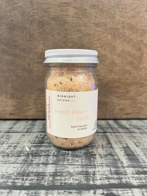 Midnight Paloma French Rose + Vanilla 4oz Bath Soak
