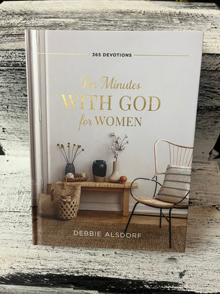 Christian Art Gifts 10 Minutes with God for Women Hardcover