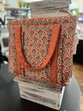 The Darling Effect The Everyday Quilted Tote Bag Everbloom Dusty Rose