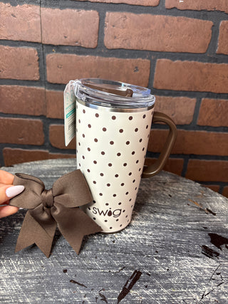 Swig Mocha Dots Travel Mug 22oz