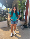 Judy Blue 2 Button Mid Length Dad Shorts - Plus Sizes