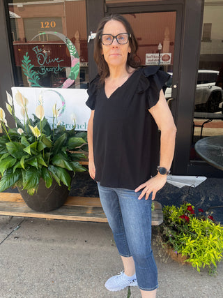 Judy Blue MR Capri With Side Slit - Plus Sizes