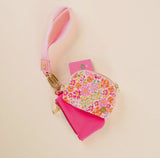 The Darling Effect Secret Garden Pink Dynamic Duo Wristlet