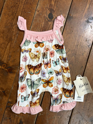 KicKee Pants Botanical Butterflies Wing Romper