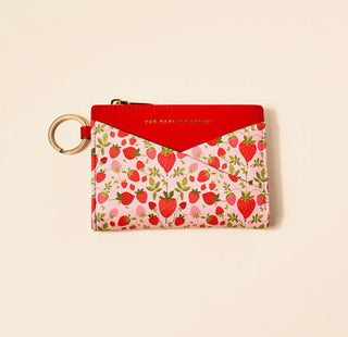 The Darling Effect Luxe Pocket Wallet-Strawberry Fields