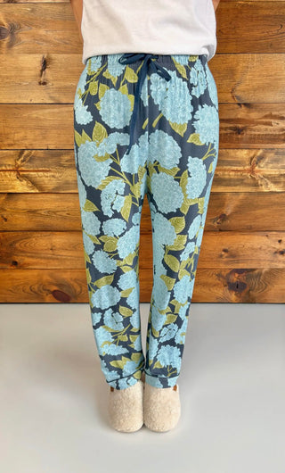 Southern Fried Design Hydrangea Pattern Pajama Pant