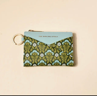 The Darling Effect Luxe Pocket Wallet-Everbloom Forest Green