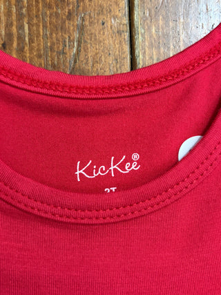 KicKee Crimson Long Sleeve Swing Dress