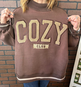 Mockneck Sweatshirt - Cozy Club