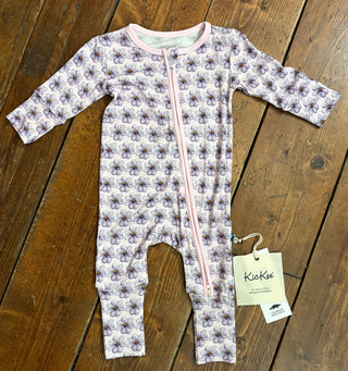 Shrinking Violet Summer Flowers - Convertible Coverall