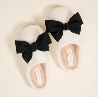 Fuzzy Slippers - Betty Bow