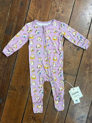 KicKee Pants Sweet Pea Hamster Antics Convertible Coverall