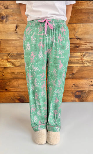 Southern Fried Design Rodeo Pattern Pajama Pant