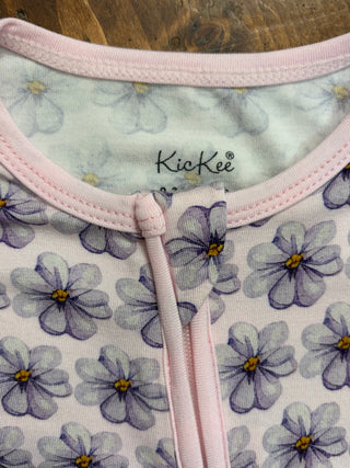 Shrinking Violet Summer Flowers - Convertible Coverall