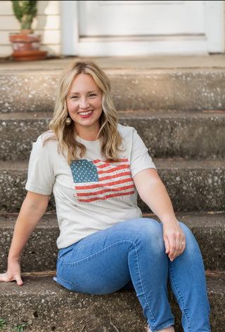 Southern Fried Design Flag Shirt