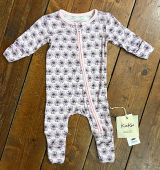Shrinking Violet Summer Flowers - Convertible Coverall