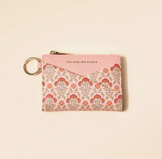 The Darling Effect Luxe Pocket Wallet-Everbloom Dusty Rose