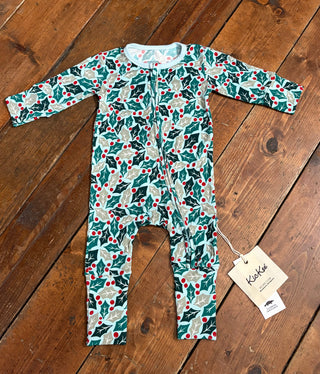 KicKee Spring Sky Holly Print Convertible Coverall