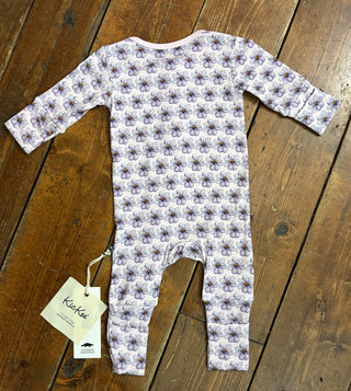 Shrinking Violet Summer Flowers - Convertible Coverall