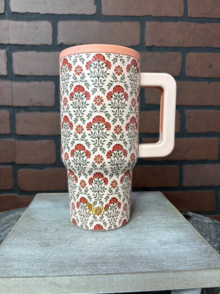 20 oz Lifestyle Flip Straw Tumbler - Everbloom Dusty Rose