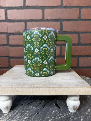 14 oz Insulated Mug - Everbloom Forest Green