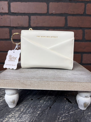 The Darling Effect Luxe Pocket Wallet-White