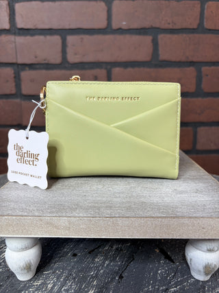 The Darling Effect Luxe Pocket Wallet-Sage