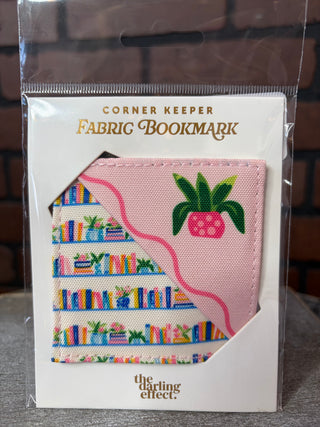 The Darling Effect Corner Keeper Fabric Bookmark-Book Shelfie