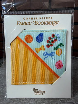 The Darling Effect Corner Keeper Fabric Bookmark-Italian Summer