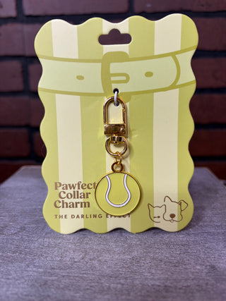 The Darling Effect Collar Charm-Tennis Ball
