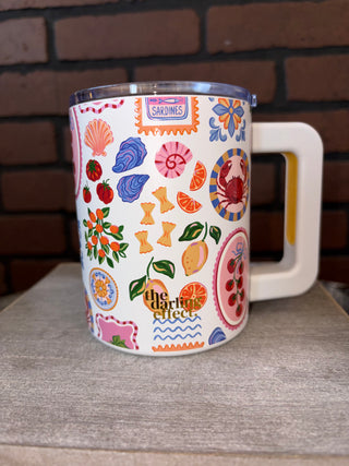 The Darling Effect 14 oz Insulated Mug-Ciao Bella