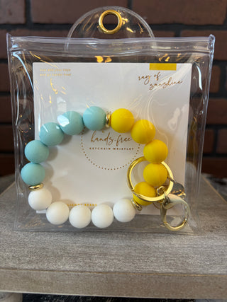 The Darling Effect Hands-Free Keychain Wristlet-Ray of Sunshine