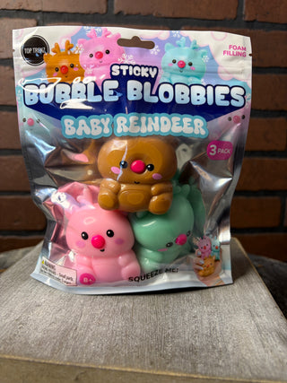 Top Trenz Sticky Bubble Blobbies - Reindeers Colors
