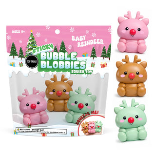 Top Trenz Sticky Bubble Blobbies - Reindeers Colors