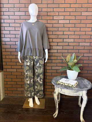 Mica Axolotl Camo High-Rise Jogger Ankle Wide