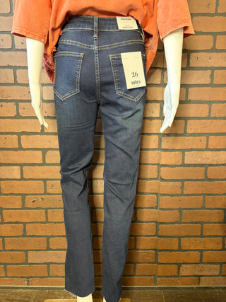 Mica Regal Navy High Rise Skinny Ankle Jeans