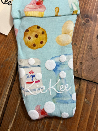 KicKee Spring Sky Baking Print Convertible Coverall