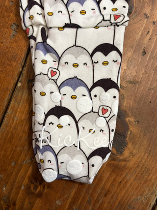KicKee Moonlight Penguin Print Convertible Coverall