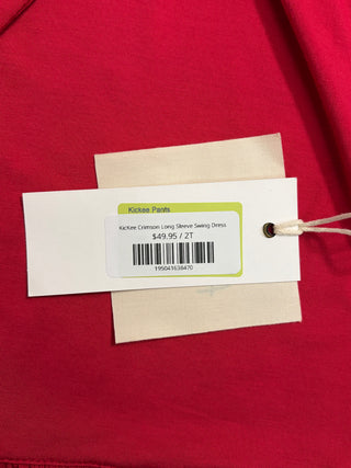 KicKee Crimson Long Sleeve Swing Dress