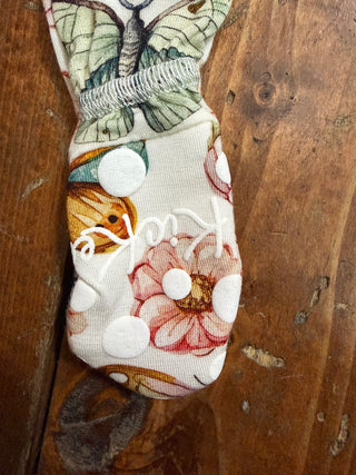 KicKee Pants Botanical Butterflies Footie with 2-Way Zipper