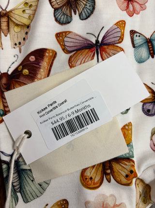 KicKee Pants Botanical Butterflies Convertible Coverall
