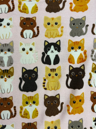 KicKee Pants Baby Rose Cats Long Sleeve Pajama Set