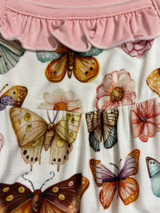 KicKee Pants Botanical Butterflies Wing Romper